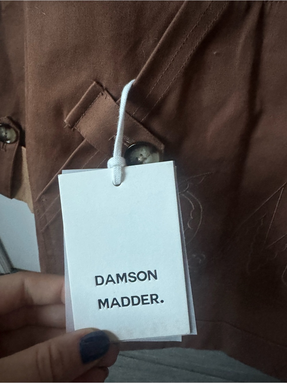 Reversible Jerry Crop Trench Coat - Camel Spot - Picture 4 of 5